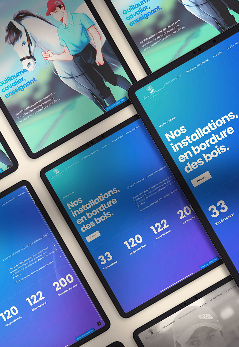 portfolio agence écurie Hennequin